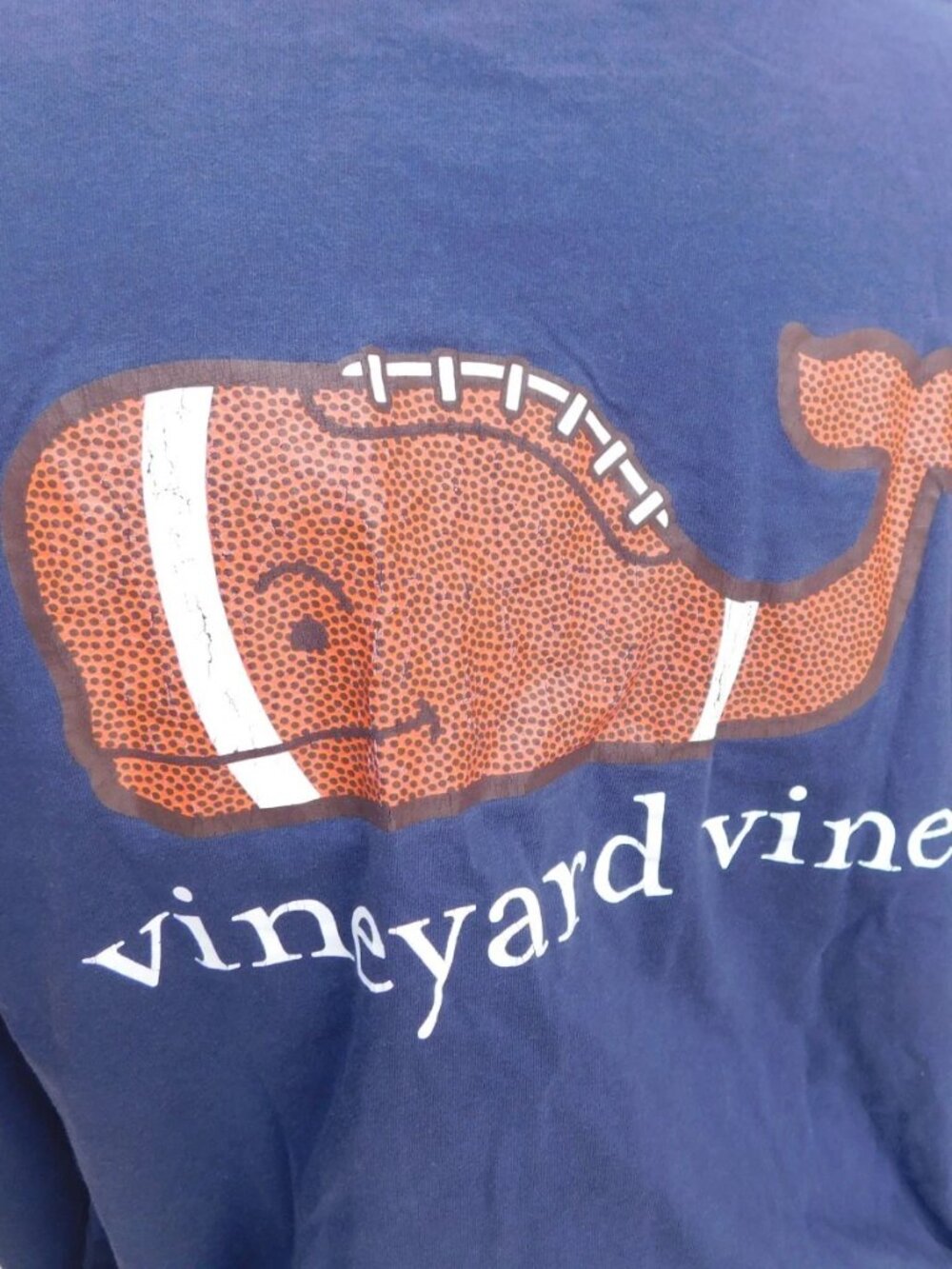 Vineyard Vines Long Sleeve Football Shirt Mens T Shirt XL